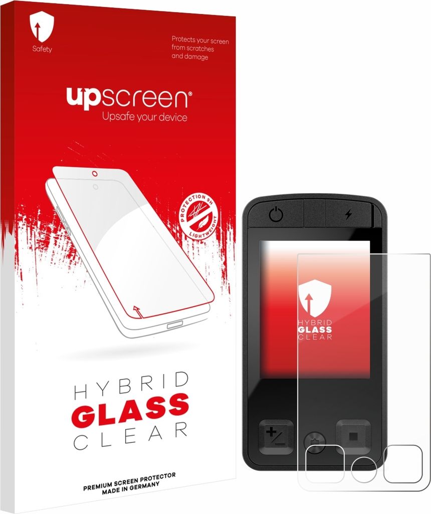 upscreen Schutzglas für Bosch Kiox 400C Schutzfolie Panzer Folie Glas Display Schutz klar