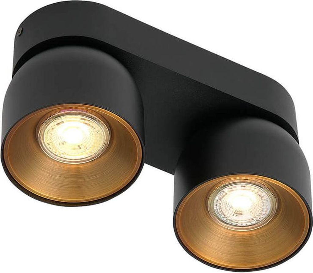 Nordlux PITCHER Spotlight 2-fach GU10 Schwarz 2310410103 Produktbild 