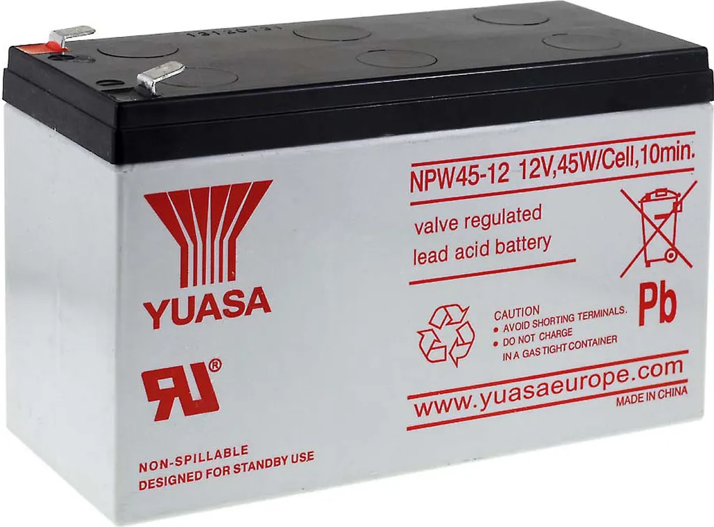 Batterie 12V NPW45-12 Yuasa : solution fiable pour onduleur en fin de vie