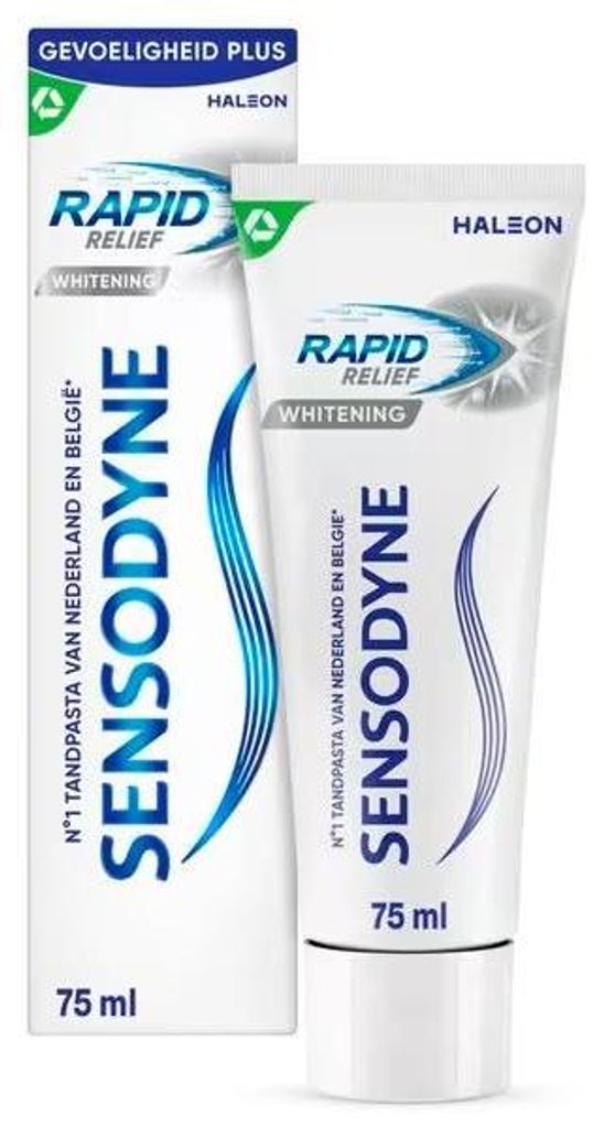 Sensodyne Rapid Relief Whitening Tandpasta voor Gevoelige Tanden (75 ml)