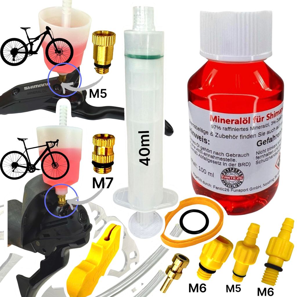 Service Kit inkl.100ml Shimano Mineral Öl für Surron / TRP Produktbild 