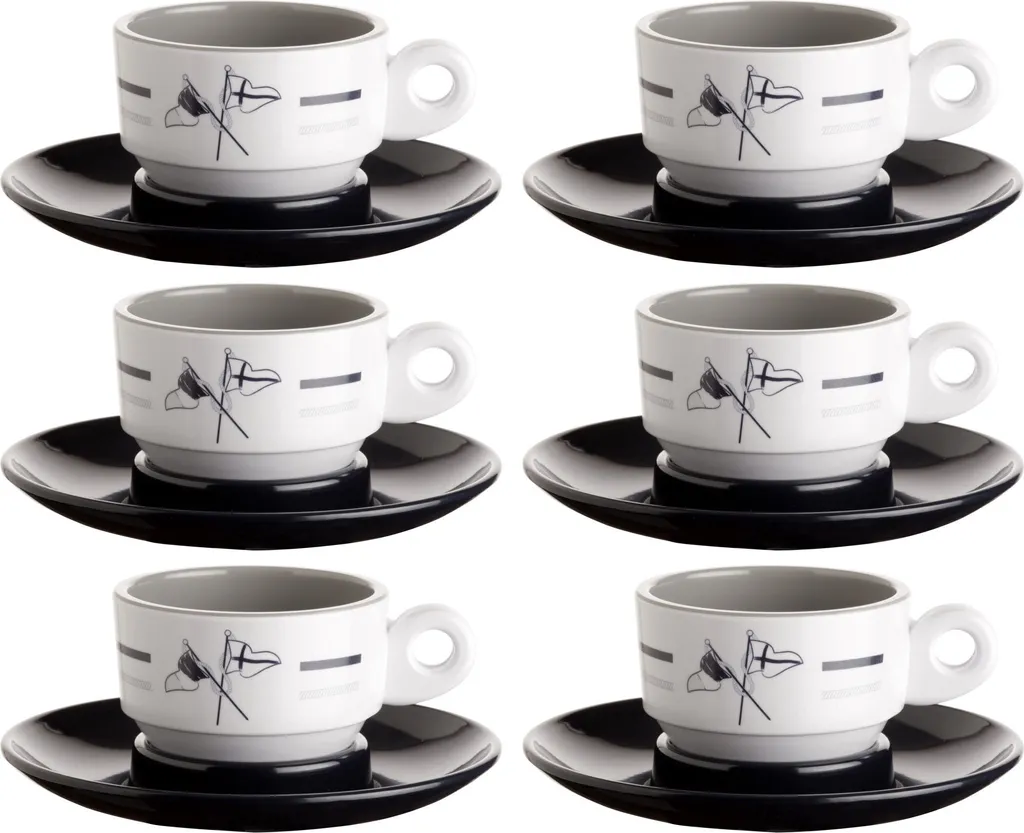 Supporto per organizer per tazze da tè da appoggio per tazze da caffè con 6 ganci