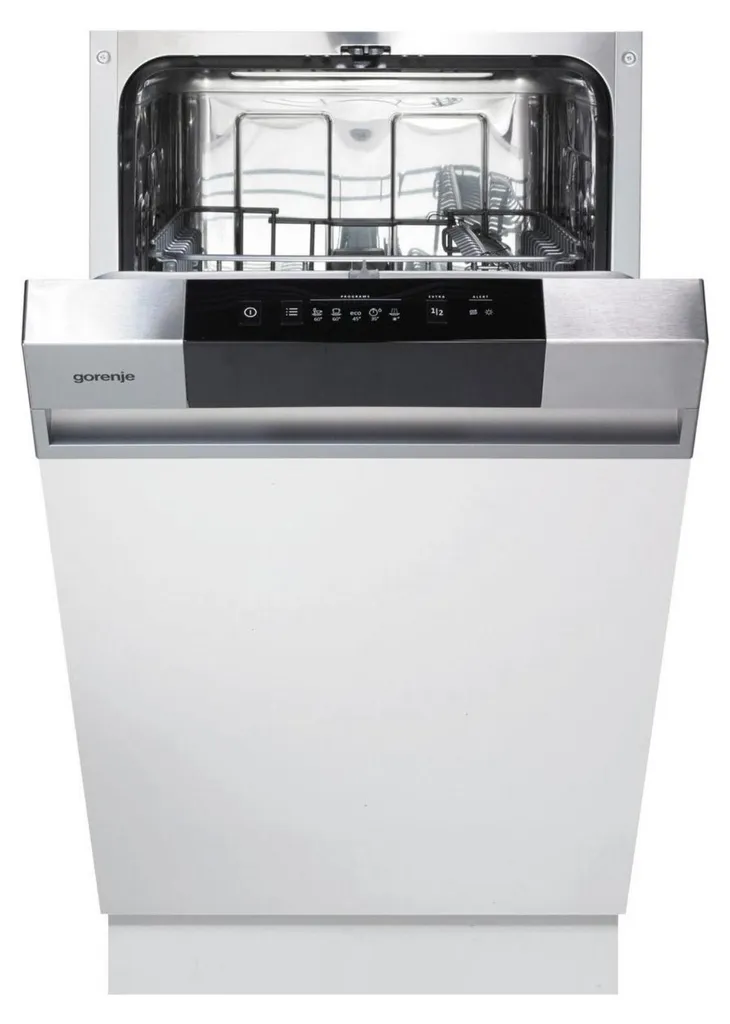 Petit lave-vaisselle encastrable 45 cm Gorenje GI520E15X Argenté Fixe