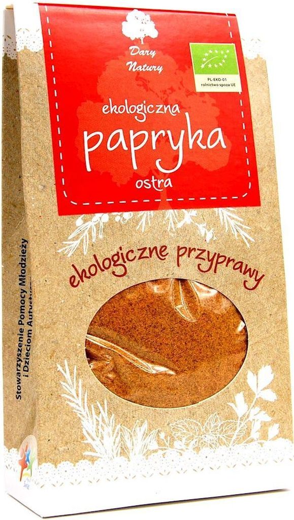 -PAPRIKAPULVER, SCHARF, 90 g – DARY NATURY