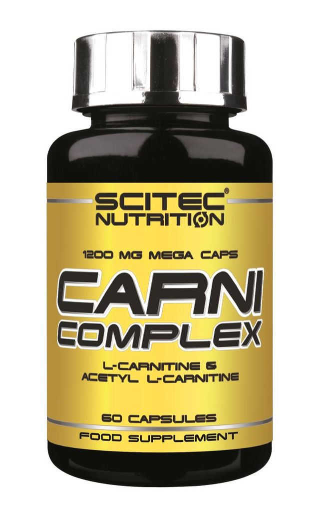 Scitec Nutrition Carni Complex 60 capsules / Carnitin / Carnitin-Kapseln mit zwei Formen von Carnitin