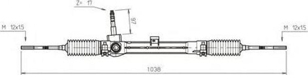 GENERAL RICAMBI FI4114 Lenkgetriebe für FIAT PUNTO (188)