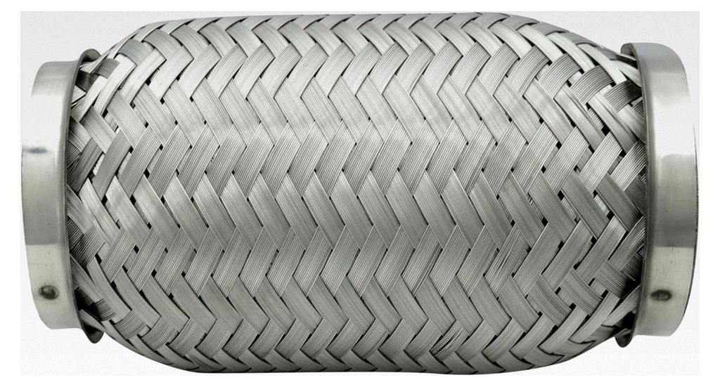 Ø 60mm / 2,375" Edelstahl Flexrohr mit Interlock Abgasanlage Auspuff 150mm