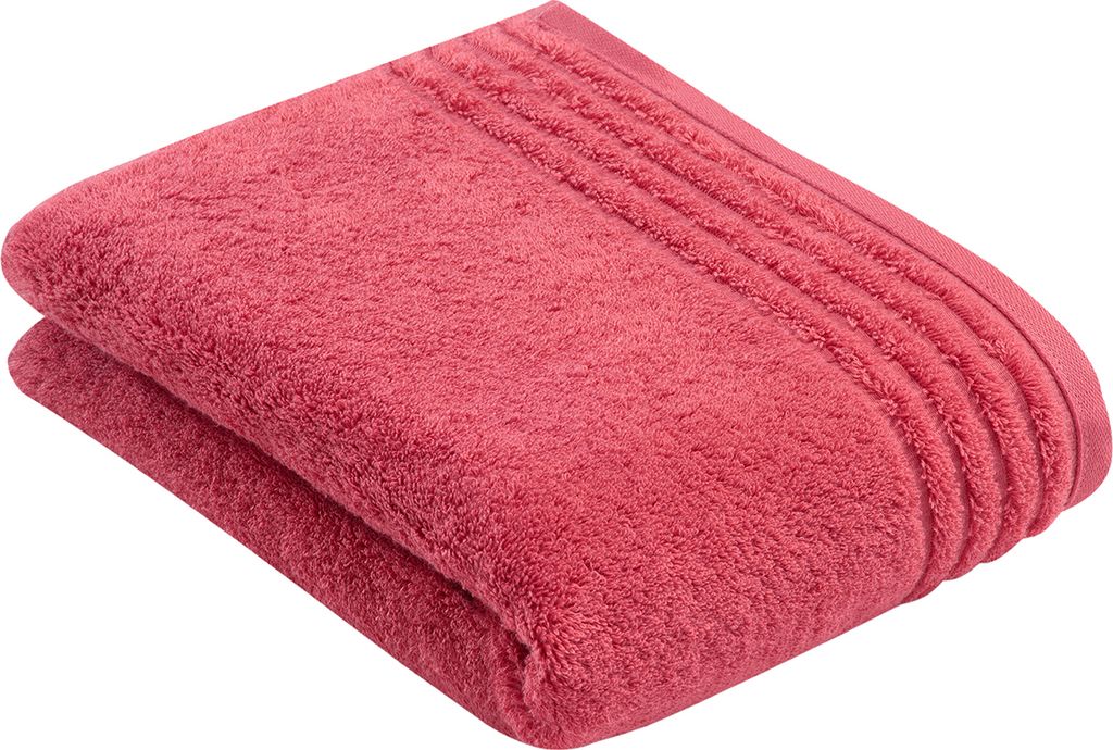 Vossen 116053 | Vienna Style Supersoft Duschtuch / 67 x 140 cm - Farbe: Maroon - Größe: 67 x 140 cm