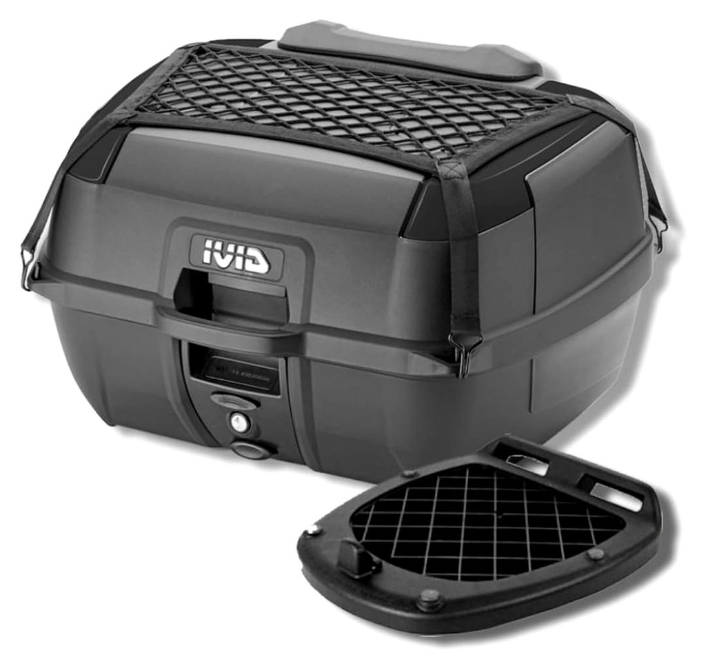 Schwarze 45L Abdeckung mit Monolock-Platte für Universal-Rückenlehne