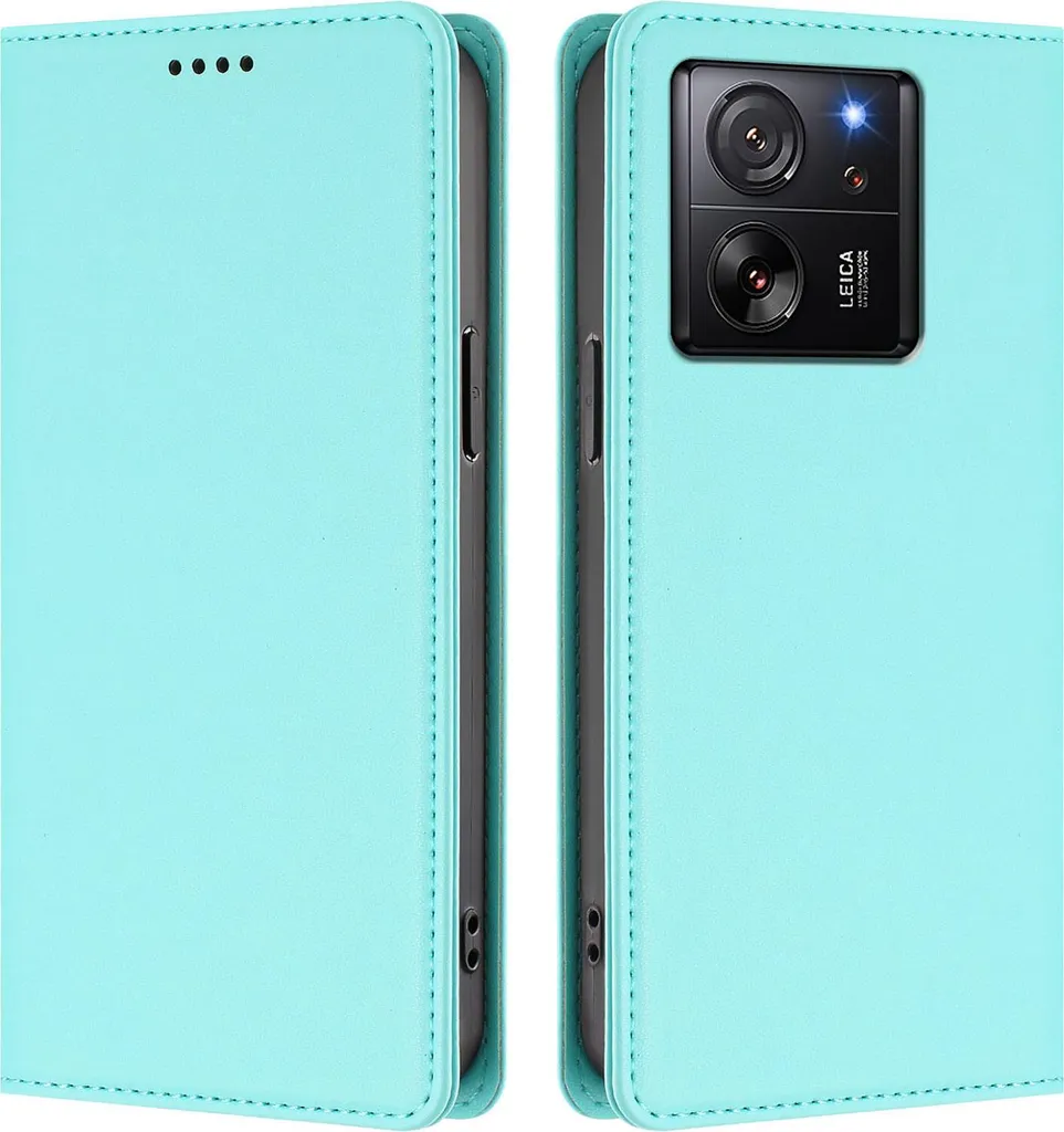 Custodia Estetica Xiaomi 13T Pro Verde Menta | Flip Cover Magnetica