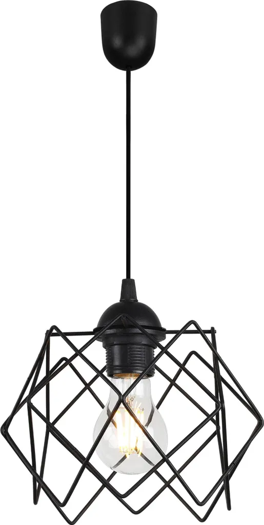 Lampadario Luxury Stella Campana Vetro Nero E27 | Eleganza Esclusiva - 2