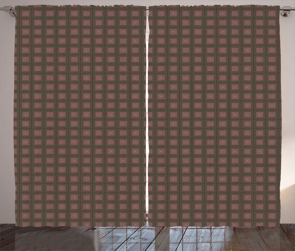 Rideau de Décoration Abstraite pour Salon et Chambre, Format 280x225cm