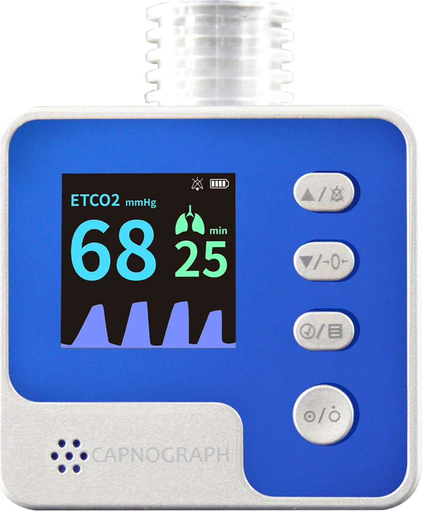 Moniteur ETCO2 portable mainstream contre les risques respiratoires