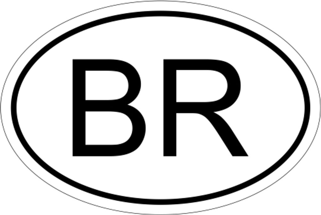 Kiwistar - Autoaufkleber - 15x10 cm - außen klebend - Brasilien BR 15 x 10 cm Autoaufkleber Sticker Aufkleber KFZ Flagge Fahne