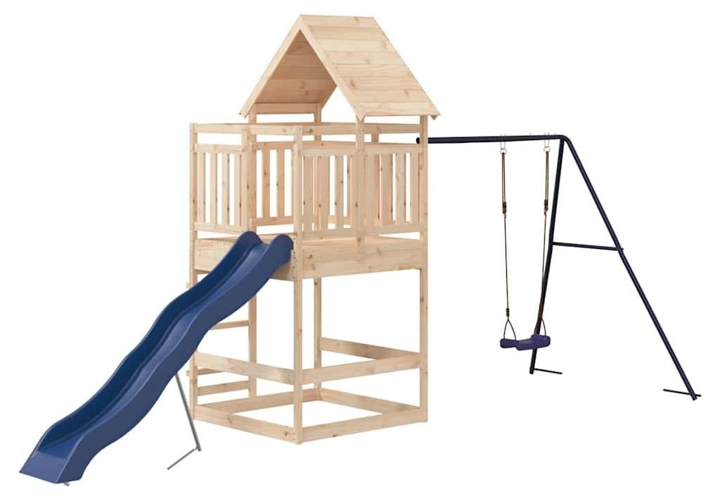 vidaXL Spielturm Massivholz Kiefer