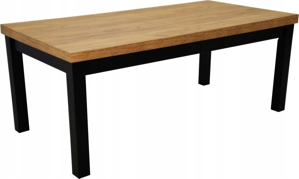 Duży solidny stół składany 100x200-300 Craft dąb Zdjęcie produktu 