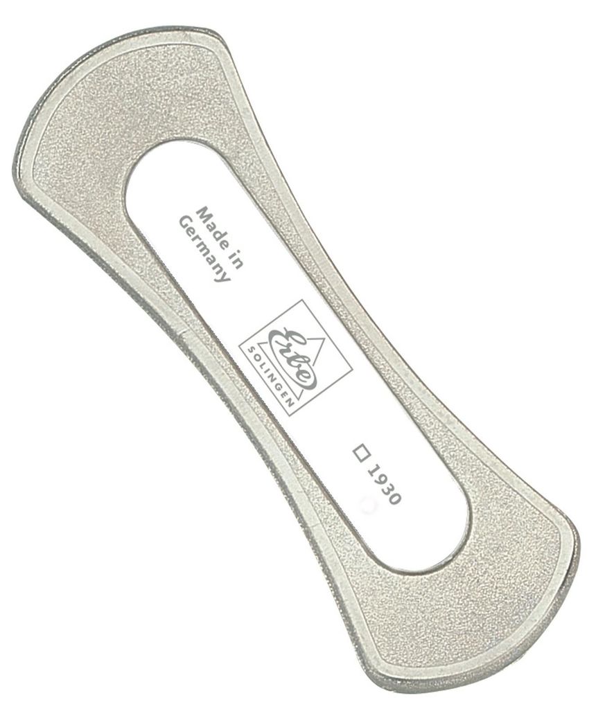 Pilnik do paznokci Erbe Solingen szafirowy biały (8 cm) Zdjęcie produktu 
