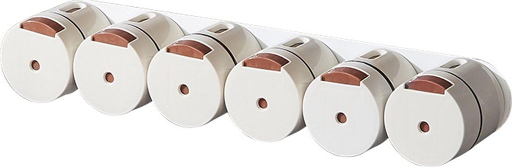 Magnetisches Gewürzdosen-Set, an der Wand montierter Messspender mit klarem Fenster, auslaufsicherer Salz- und Pfeffer-Organizer für Zucker