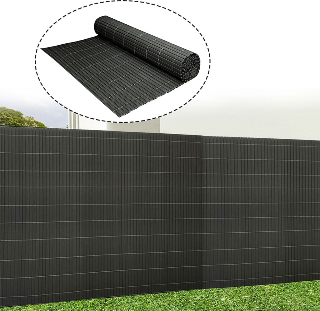 LARS360 180x400cm PVC rohož soukromí plot bambus - plot Obrázek produktu 
