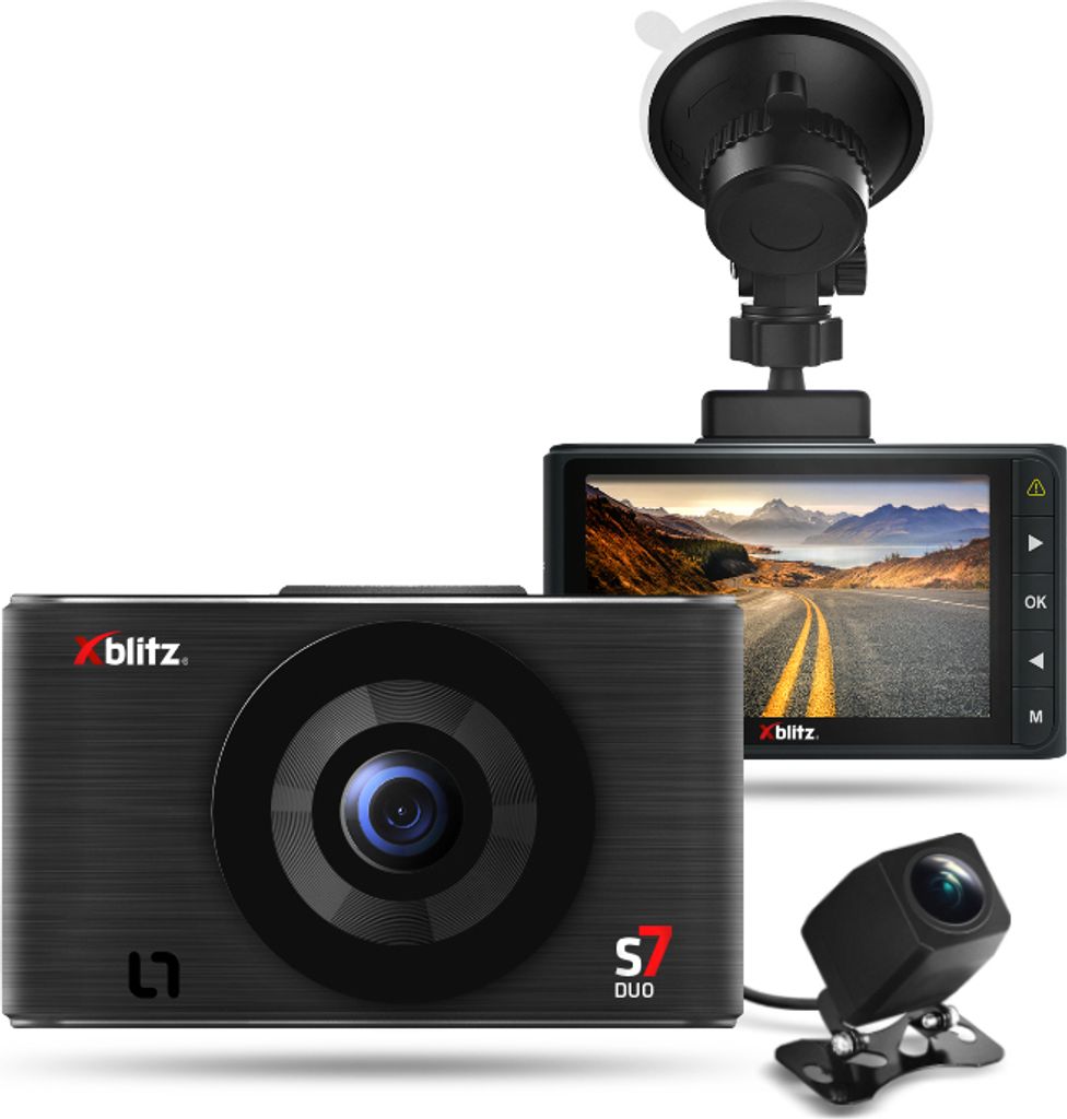 Xblitz S7 Duo Wideorejestrator z kamerą wsteczną Zdjęcie produktu 