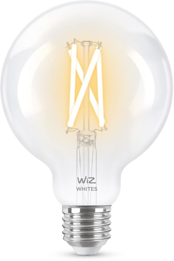 WiZ Przezroczysta żarówka LED w kształcie kuli z widocznym Zdjęcie produktu 
