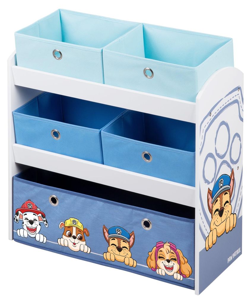 Estantería de madera para juguetes Paw Patrol, con 5 Imagen del producto 