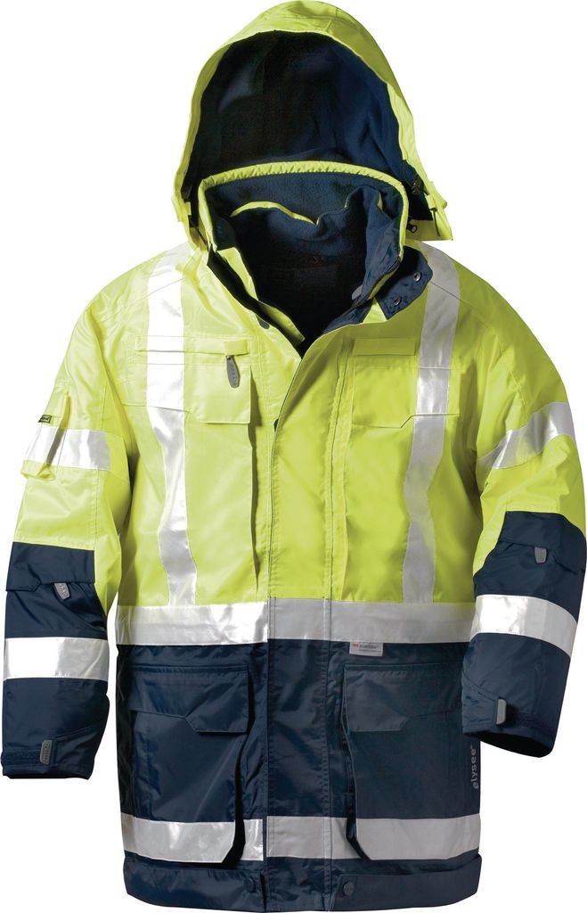 Warnschutzparka Jekyll Gr.XL gelb/marine ELYSEE Produktbild 