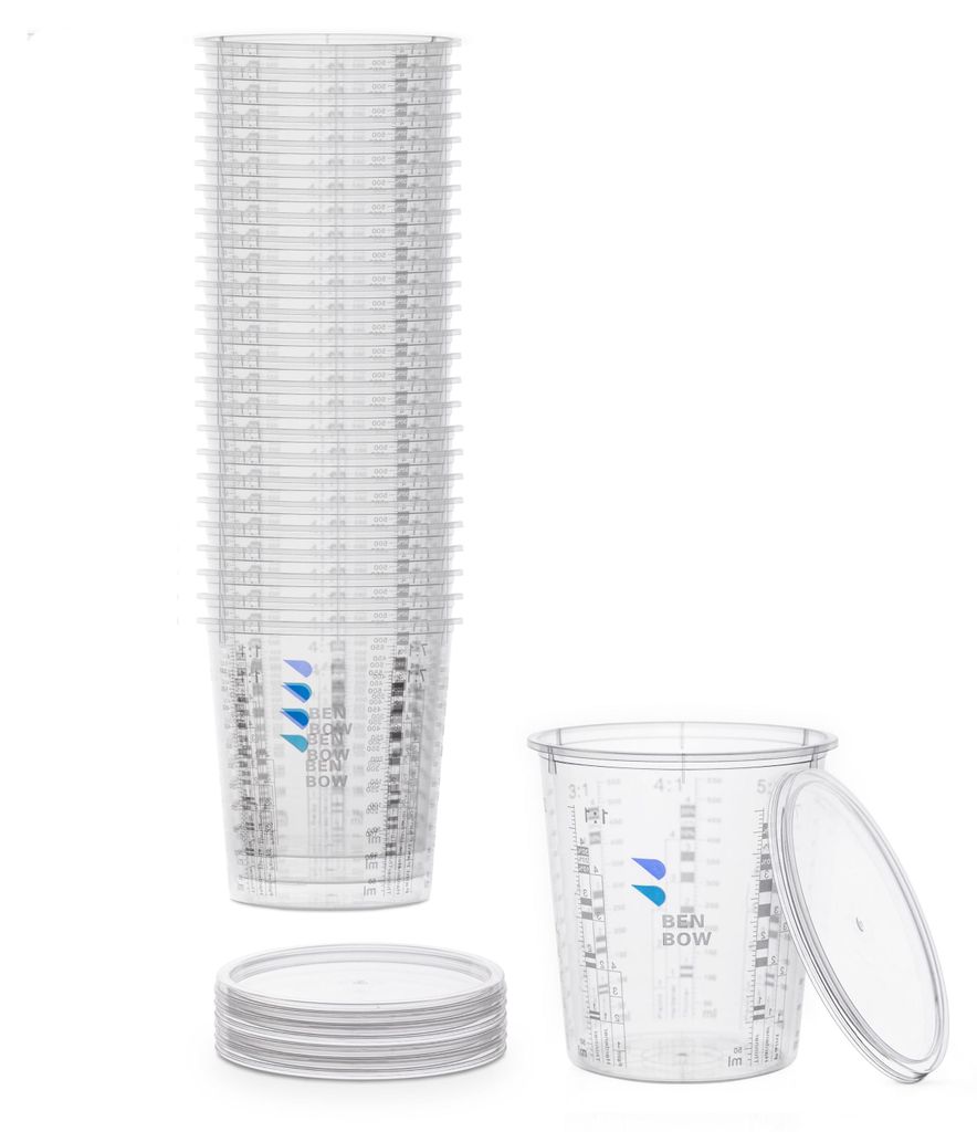Benbow profesionální odměrka s víkem 25x 385ml s různými Obrázek produktu 