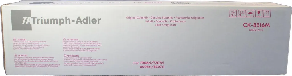 Toner magenta haute capacité CK-8516M Triumph-Adler longue durée