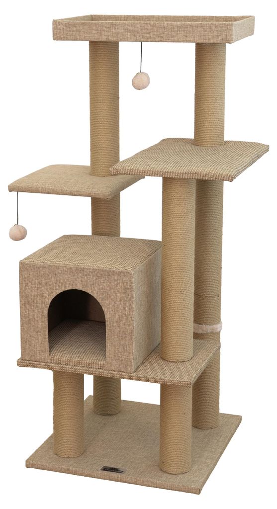 Dehner Lieblinge Katzen-Kratzbaum Nele, ca. 122 x 50 x 50 Produktbild 