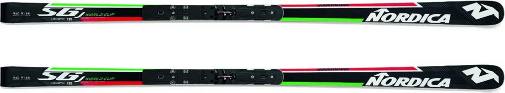 Nordica Dobermann SGJ WC avec Piston Plate 16 17 - Ski de 195 cm