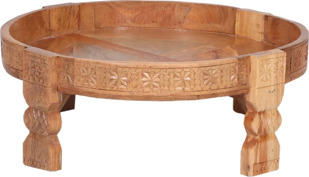 Table basse scandinave Jahna 80cm pour optimiser l'espace de votre salon