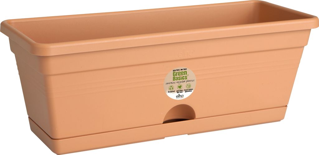 elho green basics Balkonkasten Mini 30cm - mild tonrot Produktbild 