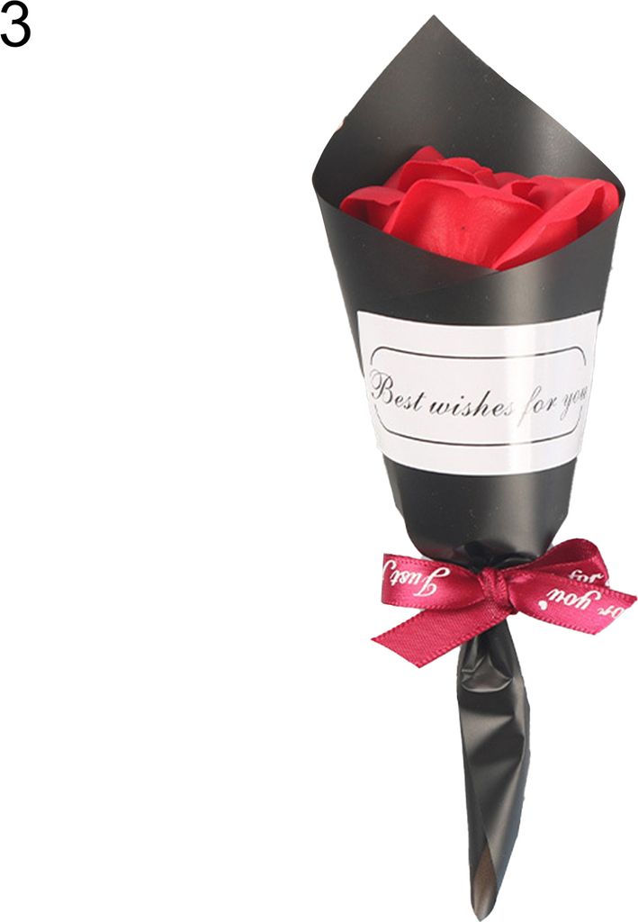 Seifenblumen Mini Realistische charmante romantische fälschliche ewige Seifenblume zum Valentinstag-3