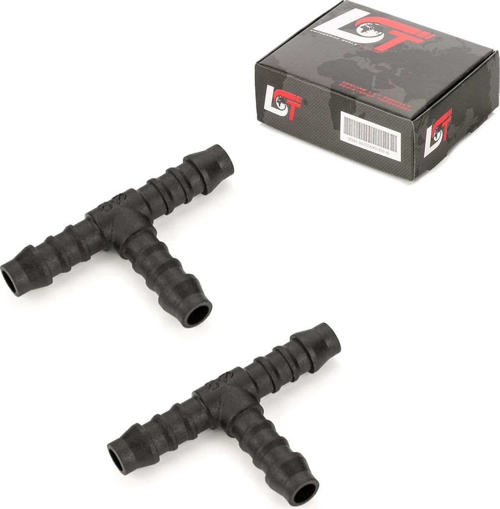2x Schlauchverbinder Polyamid T-Stück Benzin ölbeständig 8 mm für KIA HYUNDAI