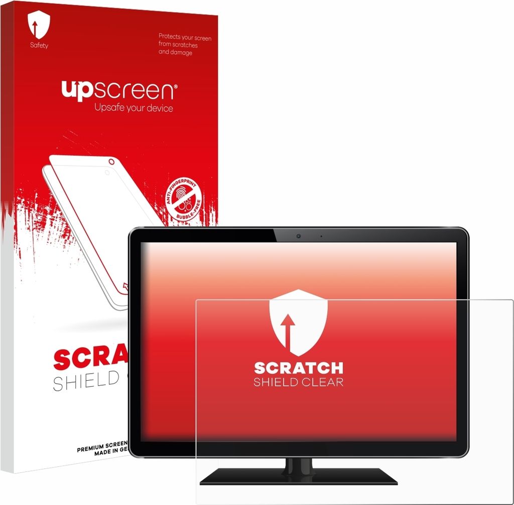 upscreen Schutzfolie für Standardgrößen mit 38.1 cm (15 Zoll) Displays 305 x 228 mm Displayschutz Displayschutzfolie Folie Klar Transparent