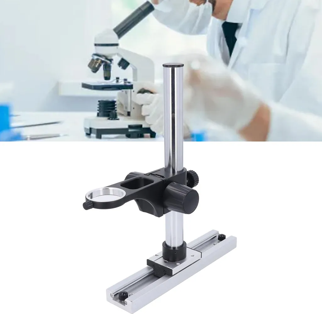 Support réglable microscope pour inspection électronique colonne 300 mm - 10