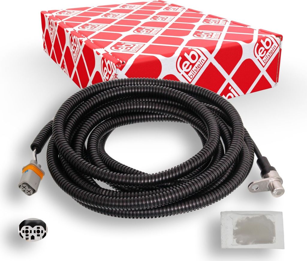 FEBI BILSTEIN ABS Sensor Raddrehzahl Hinten Links für MAN TGA 104544