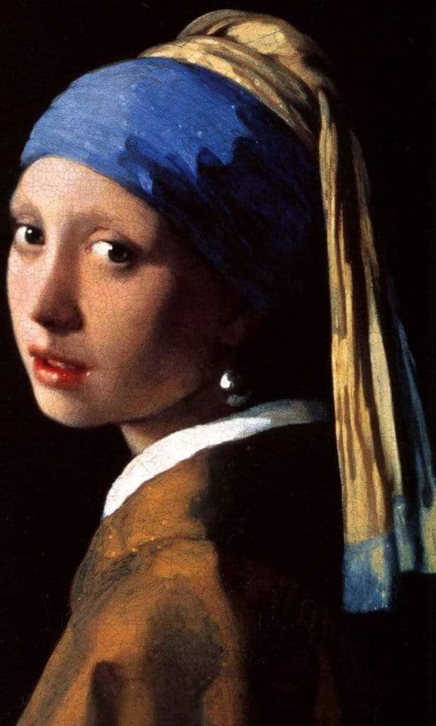 Fototapete - Girl with Earring 150x250cm - Vliestapete