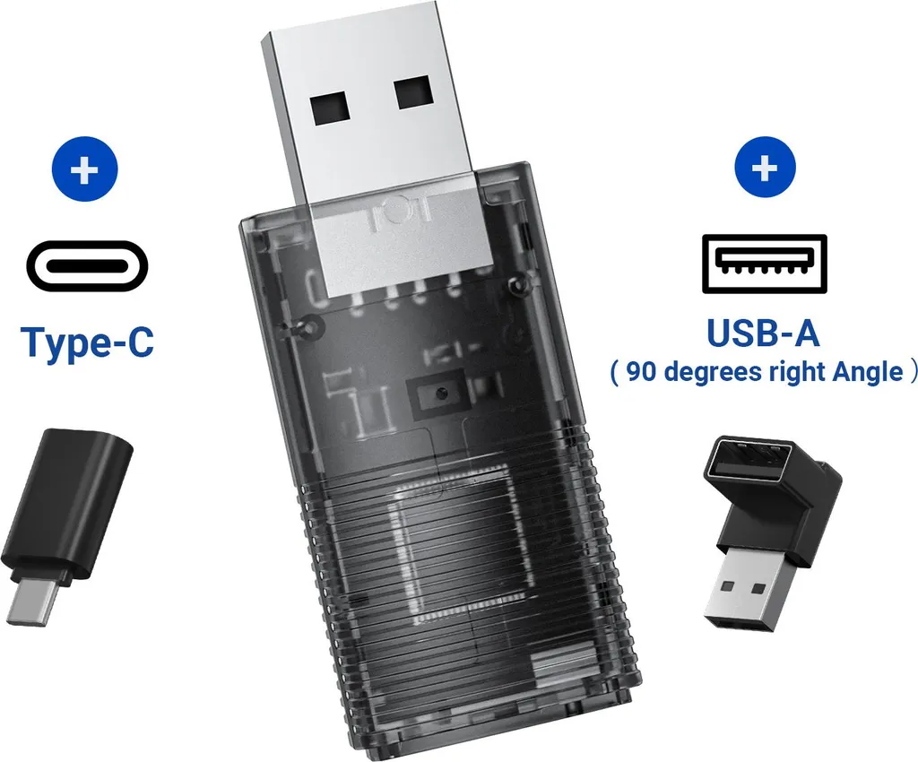 TEC USB-Dongle TX-346 Noir - Adaptateur Bluetooth sans Fil Performant - 2
