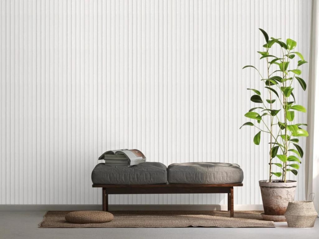 2,88 m² | Akustikpaneele Wandverkleidung Trend Weiß 2 Stück