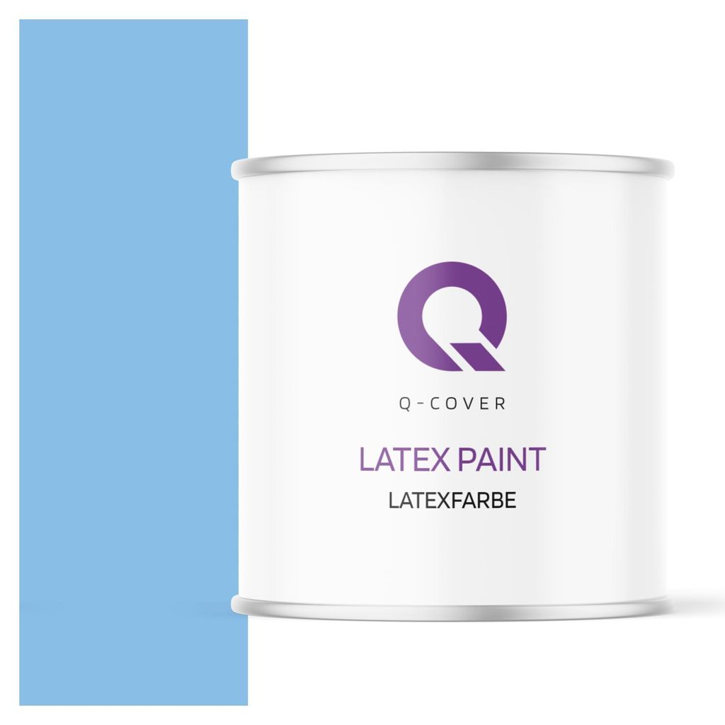 Latexfarbe 2 L Taubenblau 2 L | Innenfarbe | Wandfarbe | Deckenfarbe | Klasse 3 Mattfarbe Scheuerfest Hohe Deckkraft