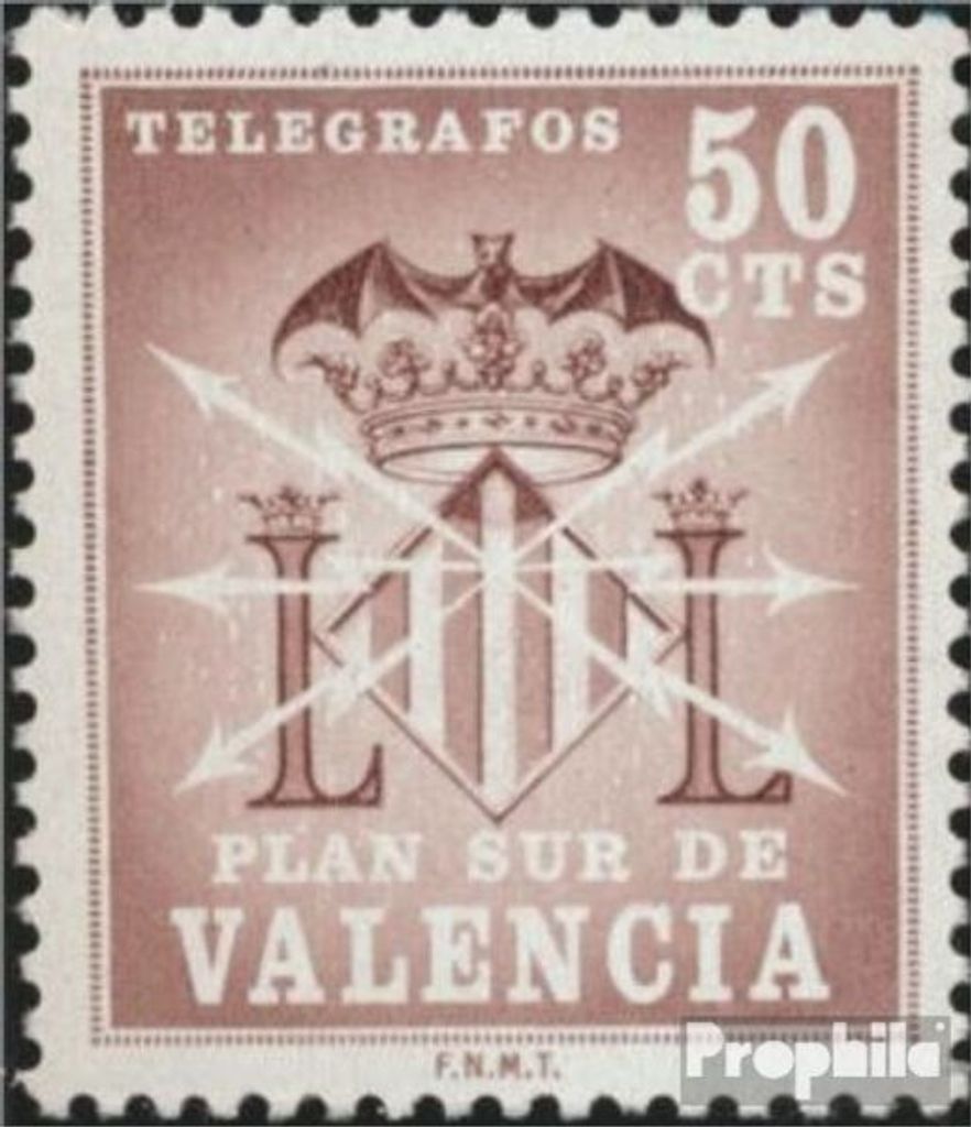 Briefmarken Spanien 1963 Mi ZDT1 (kompl.Ausg.) postfrisch Telegraphenzuschlagsmarke
