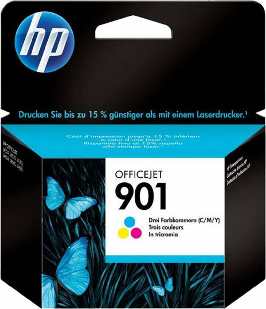 HP Trojfarebná originálna atramentová kazeta 901, Obrázok produktu 