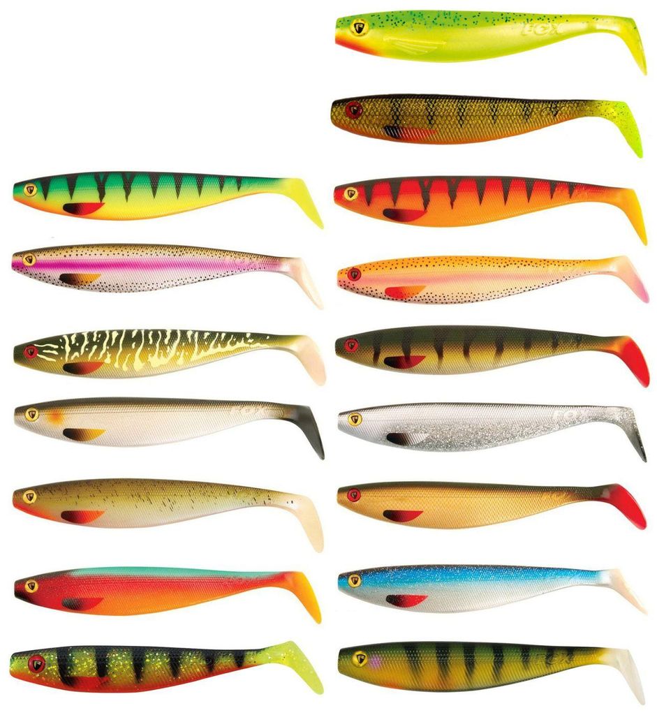 Fox Rage Pro Shad Natural Classic II Gummifische , Produktbild 