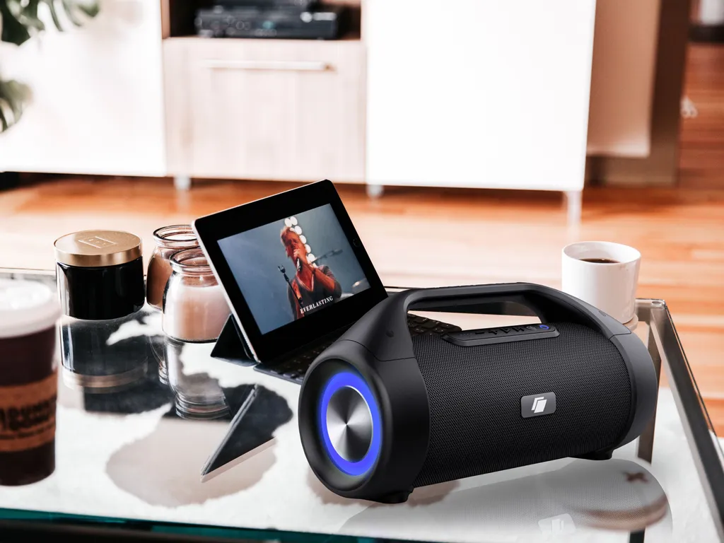 Haut-parleur Bluetooth portable Caliber avec lumières LED intégrées - 13