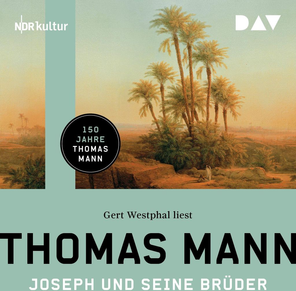 Der Audio Verlag Hörbuch: Joseph und seine Brüder, biblische Erzählung mit Gert Westphal, 3 mp3-CDs, ca. 33 Std. 37 Min.