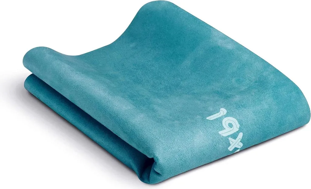 Tapis de yoga mince et léger pliable - Revêtement luxe lavable en machine