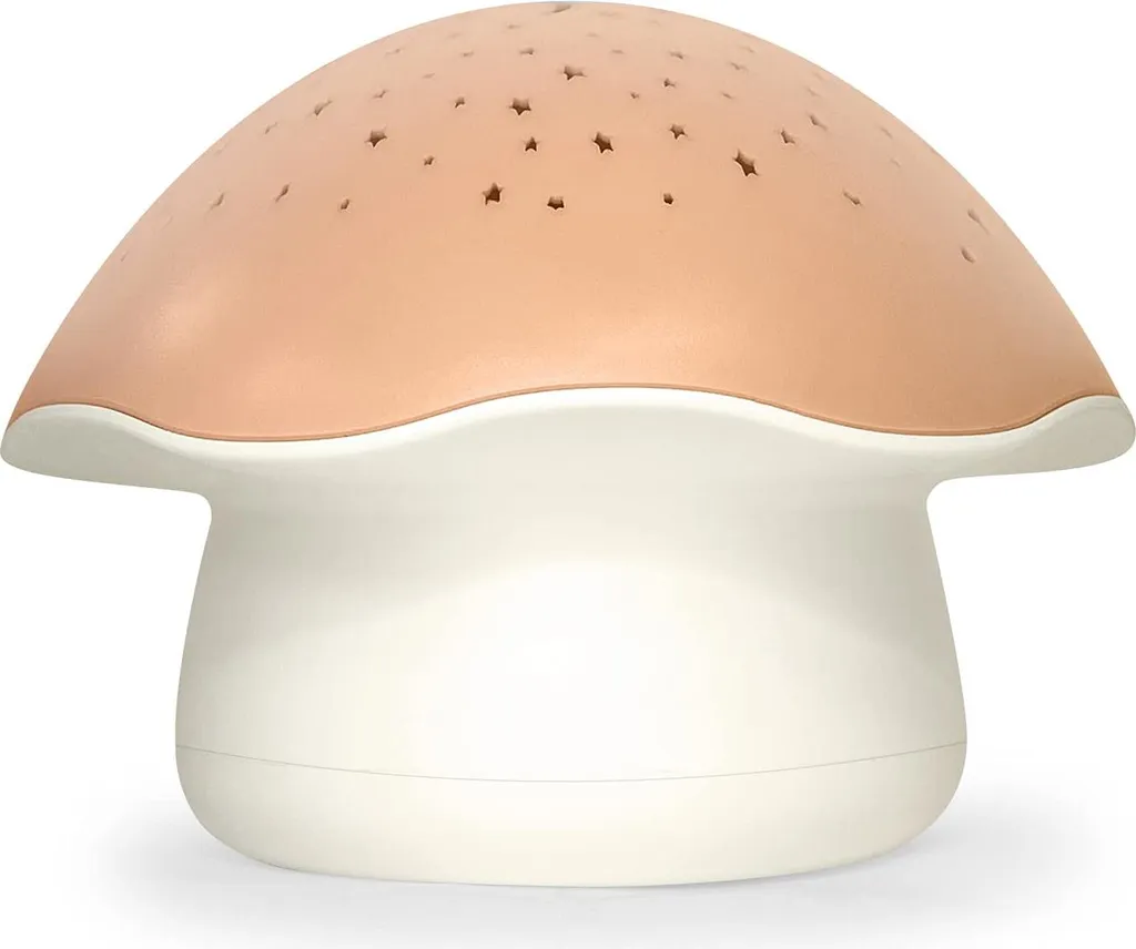 Veilleuse Champignon Étoilé Multicolore LED avec Arrêt Automatique