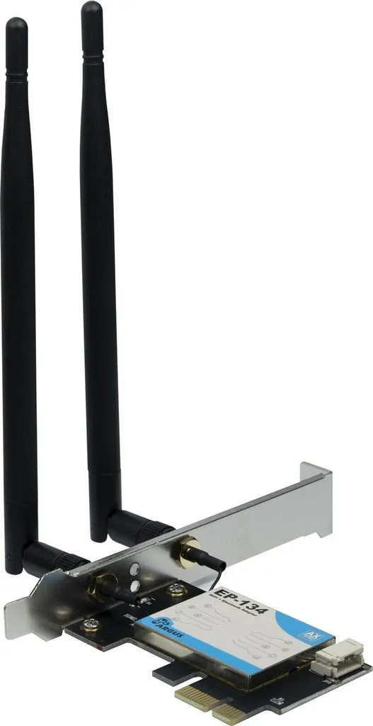 Inter-Tech EP-134 Wi-Fi 6 PCIe Adapter | Bluetooth 5.2 | 1800Mbps